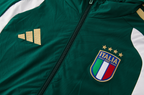 Italy 2026 Men's Green Long Zip Windbreaker
