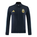 Argentina 2026 Men's Black Long Zip Jacket