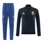 Argentina 2026 Men's Black Long Zip Jacket