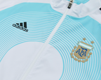 Argentina 2026 Men's Wave White Long Zip Tracksuit