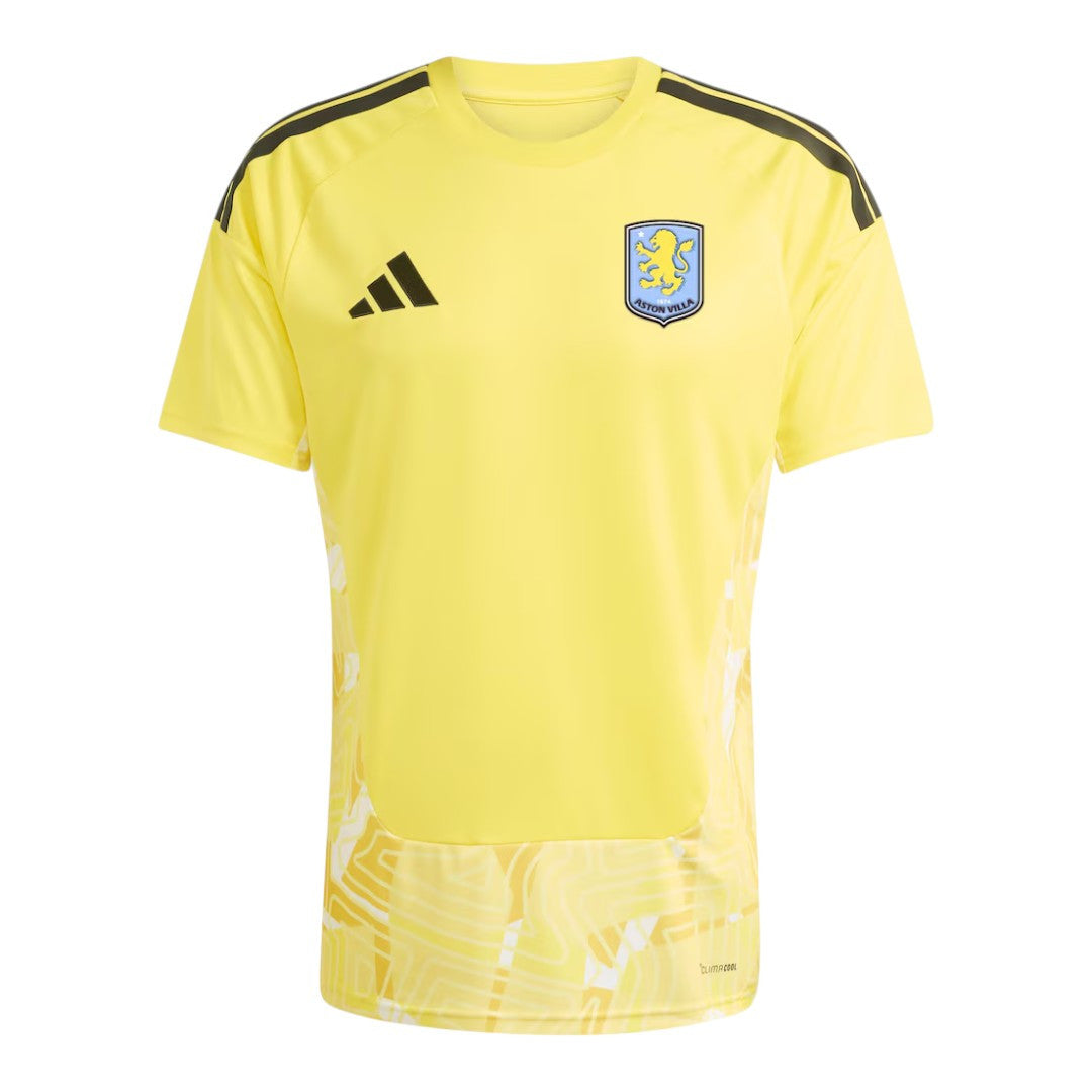 Aston Villa 26/27 Kid's Yellow Goalkeeper Set