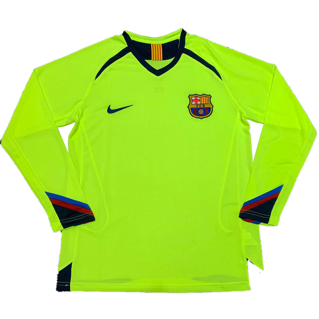 Barcelona 05/06 Men's Away Retro Long Sleeve Shirt