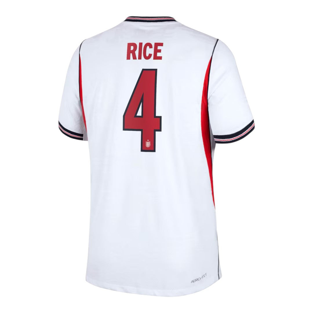 RICE #4 England 2026 Authentic Men's Home Shirt