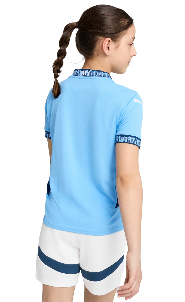 Manchester City 24/25 Kid's Home Shirt and Shorts