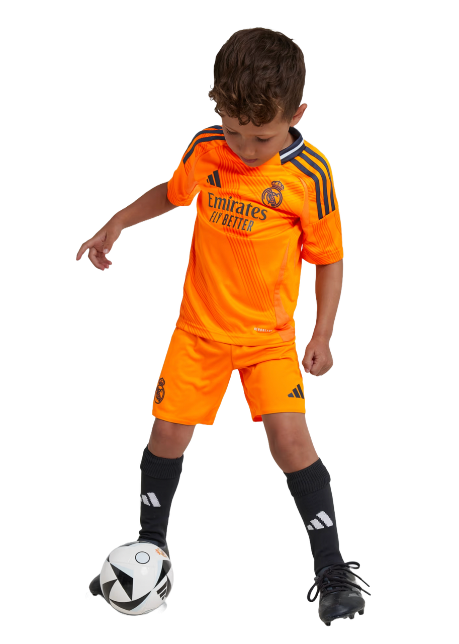 MBAPPÉ #9 Real Madrid 24/25 Kid's Away Shirt and Shorts