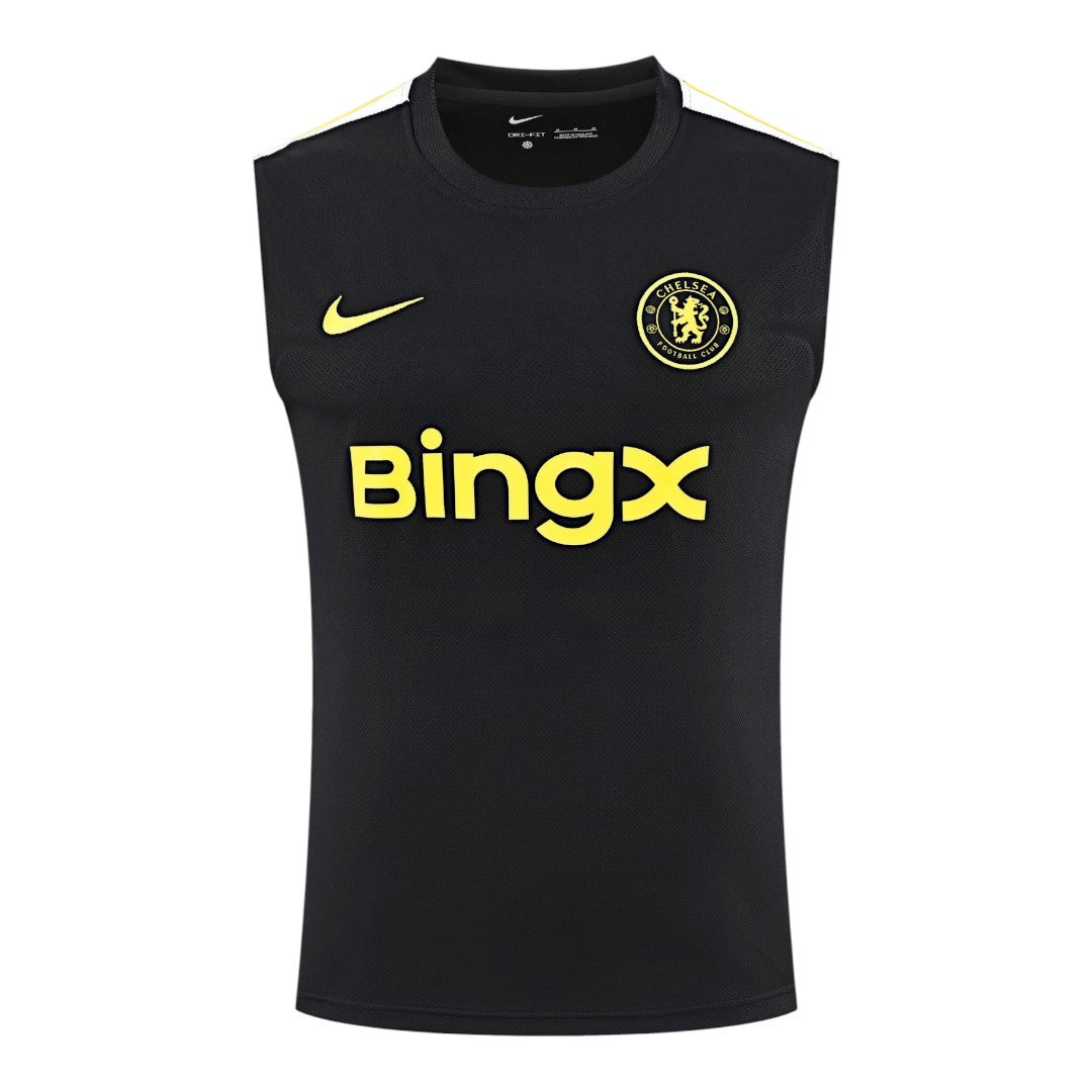 Chelsea 26/27 Men's Black Strike Training Sleeveless Shirt
