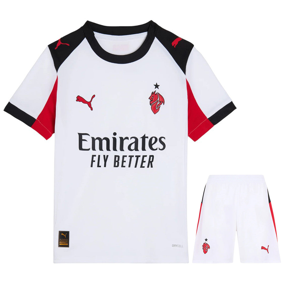 AC Milan 25/26 Kid's Away Mini-Kit