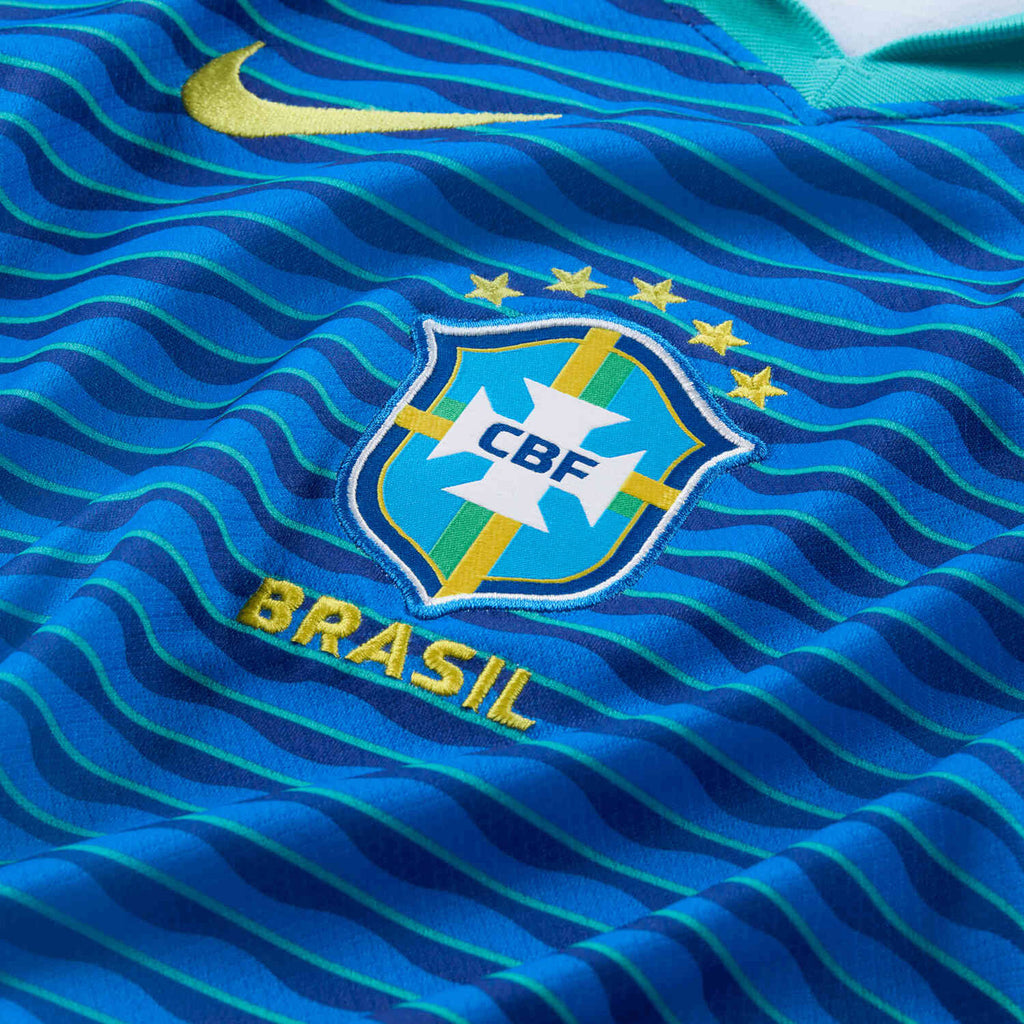 Brazil 2024 Kid's Away Shirt and Shorts