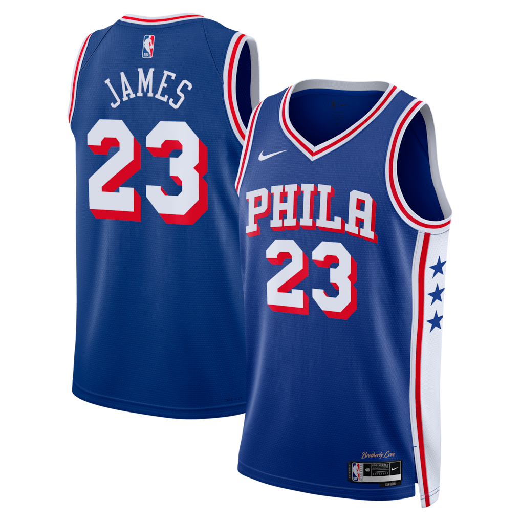 JAMES #23 Philadelphia 76ers 26/27 Men's Swingman Jersey - Icon