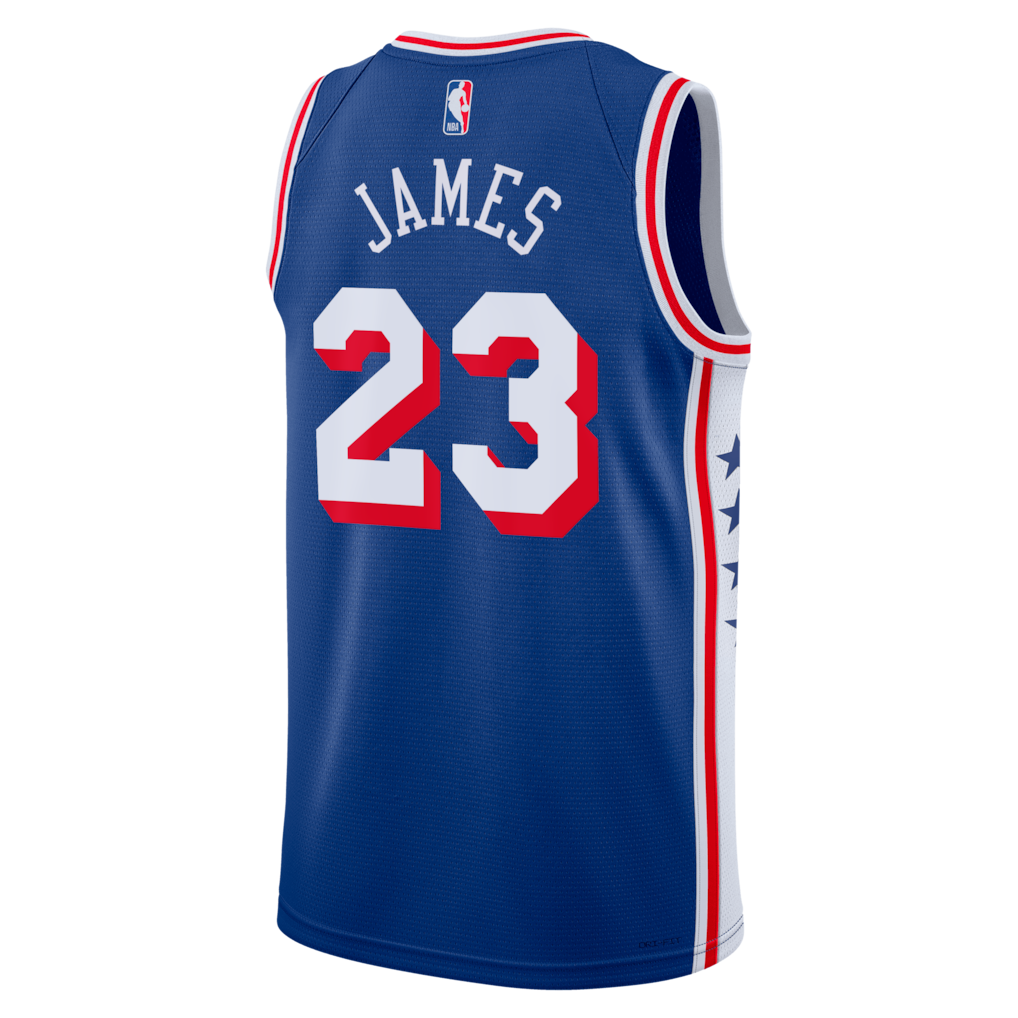 JAMES #23 Philadelphia 76ers 26/27 Men's Swingman Jersey - Icon