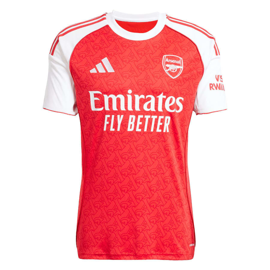 RICE #41 Arsenal 25/26 Stadium Men's Home Shirt - Arsenal Font